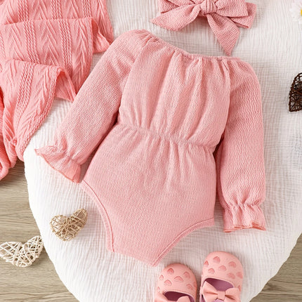 Baby  Spring and Autumn Baby Two-piece Set