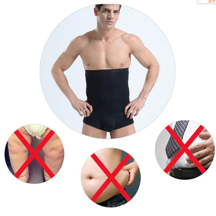Men's Sauna Body Shaper Waist Trainer and Slimming Belt